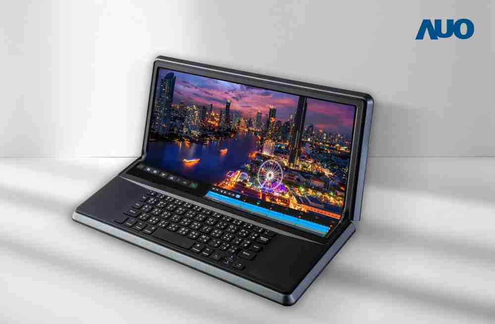 尊龙z614.6吋Micro LED折迭显示屏幕，，，，搭配半径4mm的弯折绞炼，，以及高画素、、高亮度、、、、高对比度的显示技术特点，，即便在大视角下仍保有绝佳色相与亮度